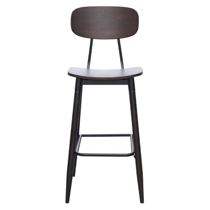 Durafurn Austin Barstool Wenge Ply Seat & Backrest (2 Pack) (Seat Height: 750mm. Wenge Ply Seat & Backrest. 2 Pack) • PAS-JC270