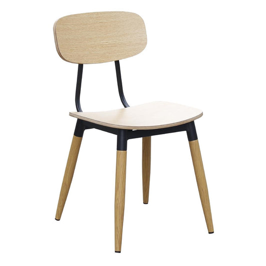 Durafurn Austin Chair Natural Ply Seat & Natural Backrest (2 Pack) (Seat Height: 450mm. Natural Ply Seat & Natural Backrest. 2 Pack) • PAS-JC273