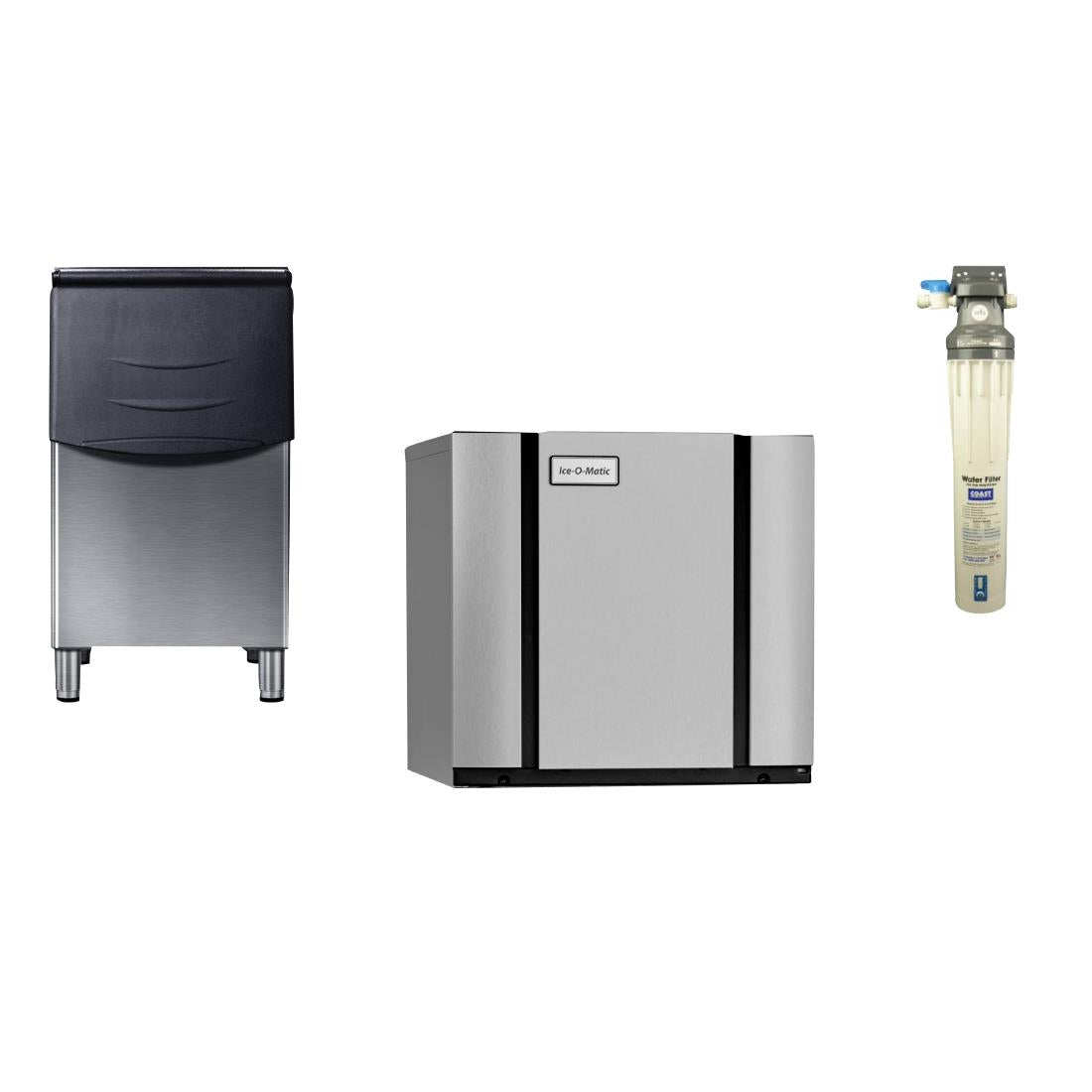 Ice-O-Matic Modular Ice Cube Maker 132kg With 110kg Bin & Filter • PAS-JC296