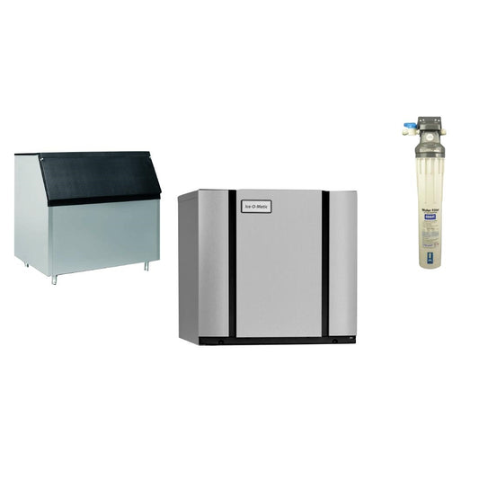 Ice-O-Matic Modular IceCube Maker 425kg e/24hr with 460kg Bin & Filter • PAS-JC320