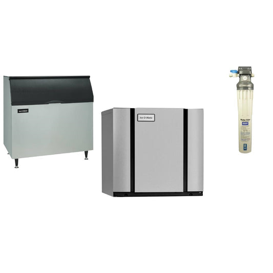 Ice-O-Matic Modular IceCube Maker 425kg e/24hr with 388kg Bin & Filter • PAS-JC321