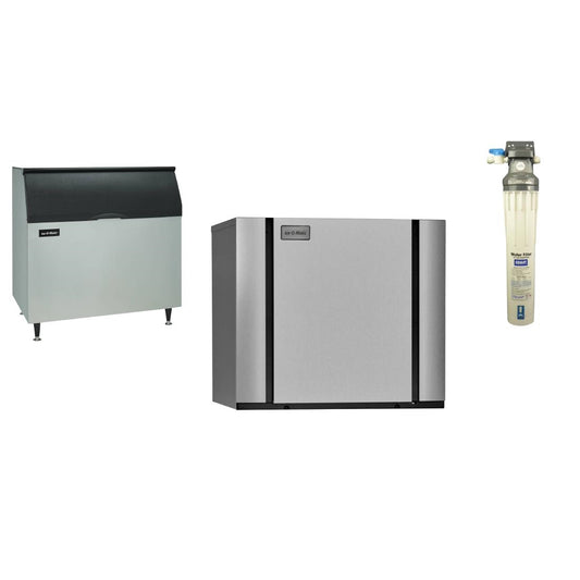 Ice-O-Matic Modular IceCube Maker 708kg e/24hr with 388kg Bin & Filter • PAS-JC323