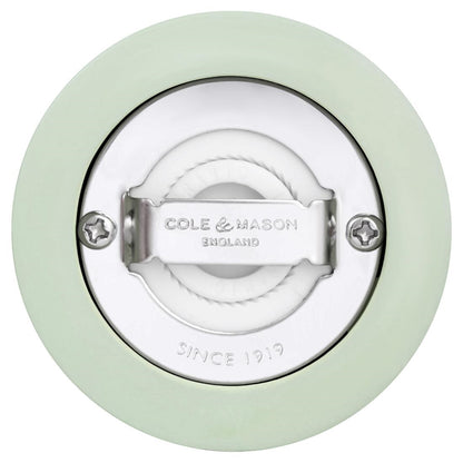 Cole & Mason Kenton Rubberwood Salt & Pepper Mill Sage 60x150mm (Colour: Sage. 60x60x150mm) • PAS-JC328
