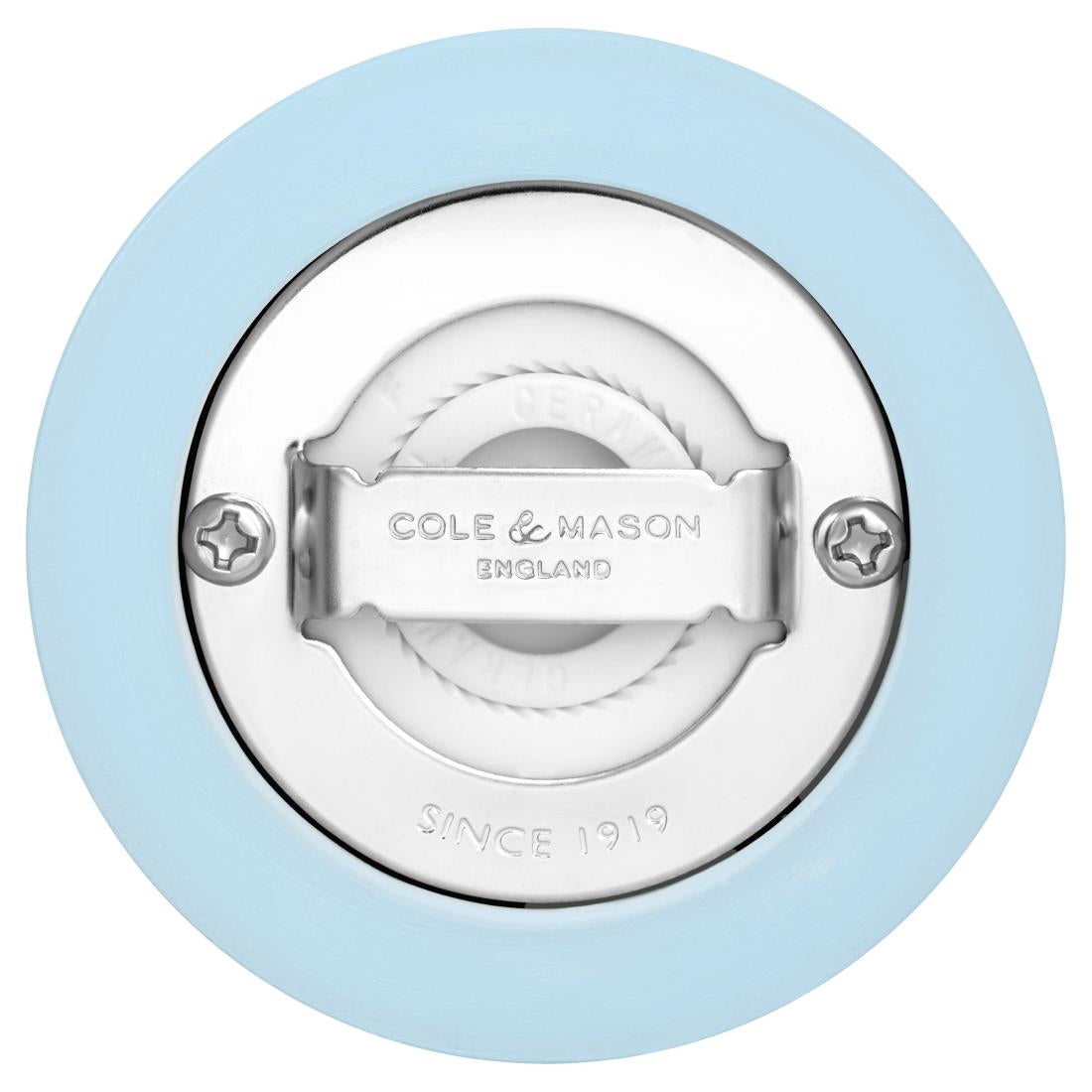 Cole & Mason Kenton Rubberwood Salt & Pepper Mill Blue Salt 60x150mm (Colour: Blue Salt. 60x60x150mm) • PAS-JC330