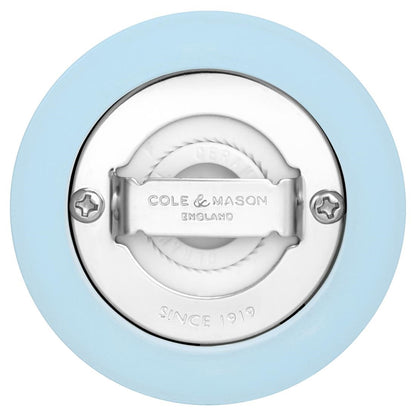 Cole & Mason Kenton Rubberwood Salt & Pepper Mill Blue Salt 60x150mm (Colour: Blue Salt. 60x60x150mm) • PAS-JC330