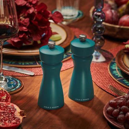 Cole & Mason Kenton Rubberwood Salt & Pepper Mill Sea Salt  60x150mm (Colour: Seasalt. 60x60x150mm) • PAS-JC329