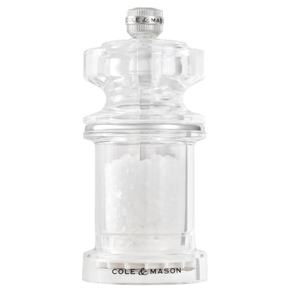 Cole & Mason 675 Acrylic Salt Mill 540x118mm (Colour: Clear. 540x540x118mm) • PAS-JC335