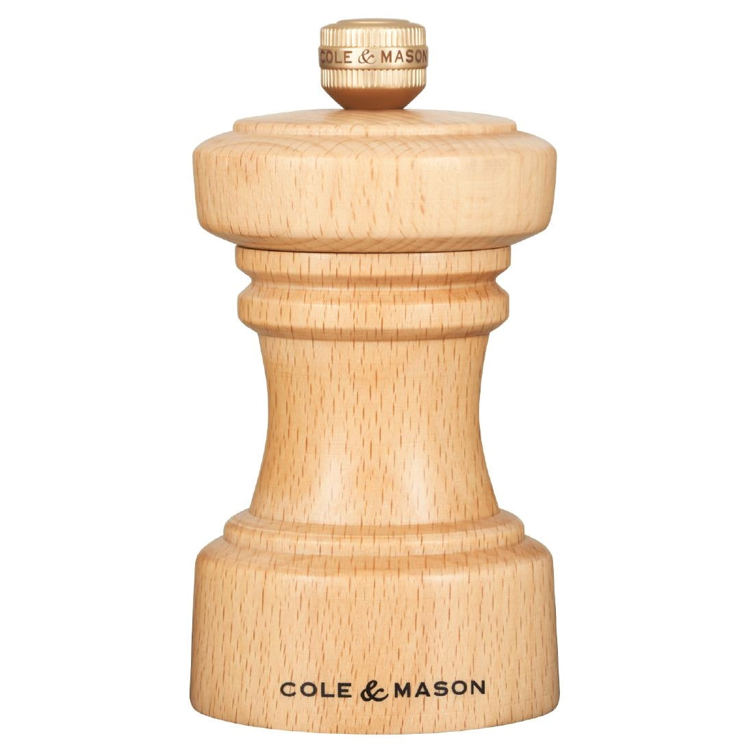 Cole & Mason Hoxton Salt Mill Natural Beechwood 104mm • PAS-JC337