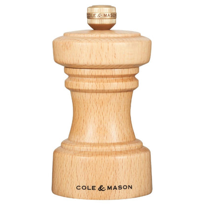 Cole & Mason Hoxton Salt Mill Natural Beechwood 104mm • PAS-JC337