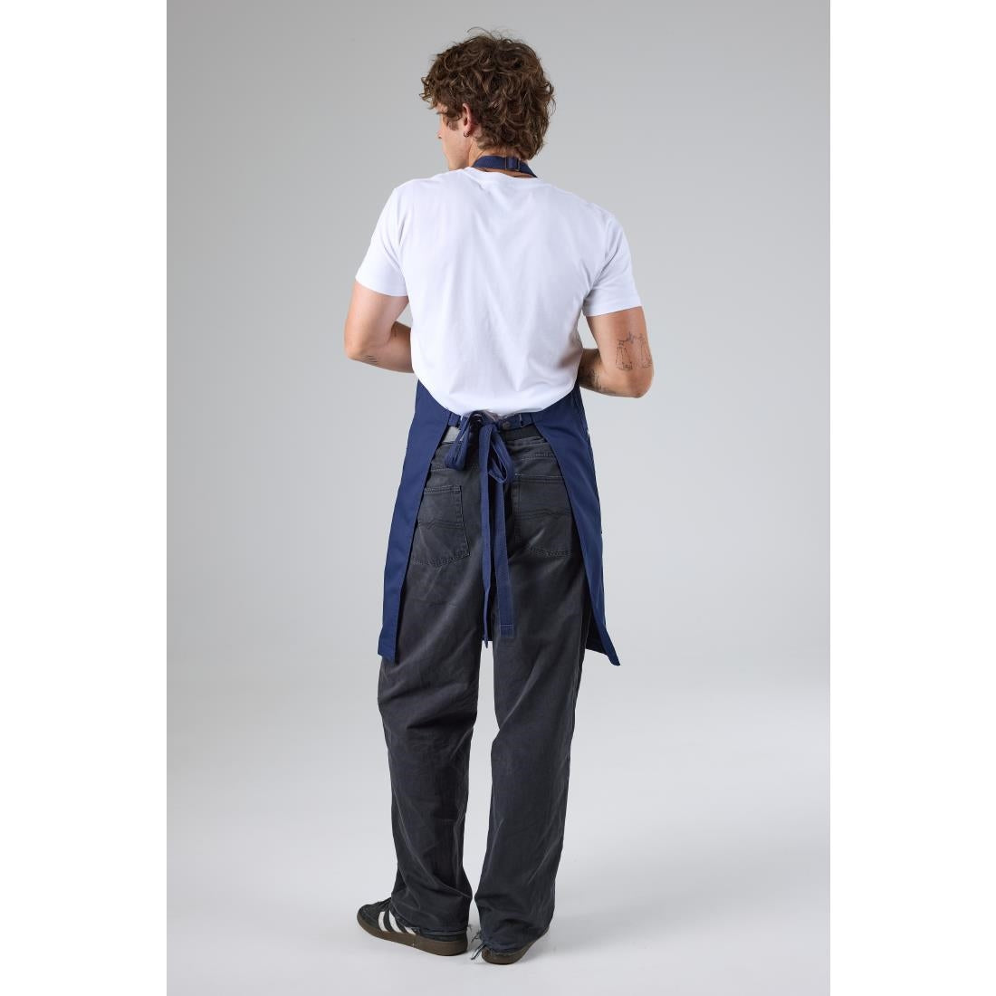 Chef Works Lockharte Bib Apron Navy (Dimensions: 860(L)x800(W)mm) • PAS-JC341