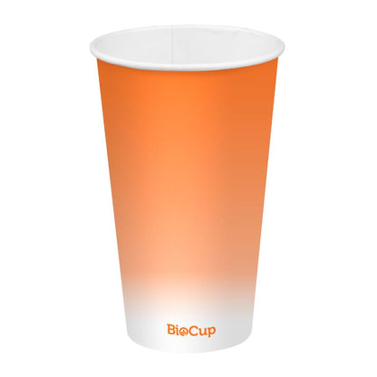 BioPak Cold Paper Biocups Coloured 500ml/90mm (1000 Pack) • PAS-JC343