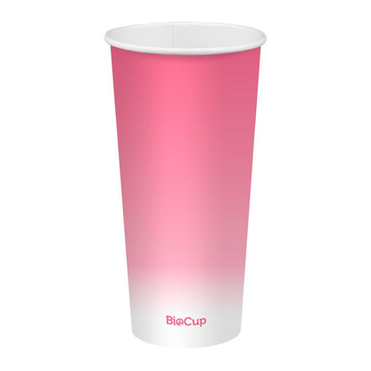 BioPak Cold Paper Biocups Coloured 650ml/90mm (1000 Pack) • PAS-JC345