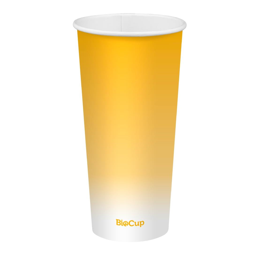 BioPak Cold Paper Biocups Coloured 650ml/90mm (1000 Pack) • PAS-JC345