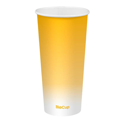 BioPak Cold Paper Biocups Coloured 650ml/90mm (1000 Pack) • PAS-JC345