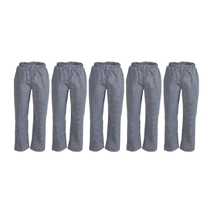 Whites Vegas Small Black & White Check Chef Pants XS (5 Pack) • PAS-JC421