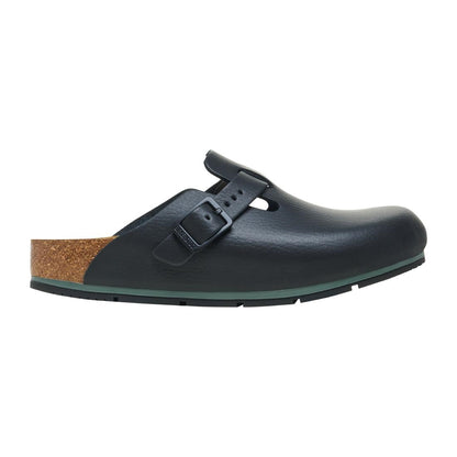 Birkenstock Boston Pro PU Natural Leather Black 38 • PAS-JC426-38