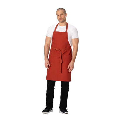 Chef Works Lockharte Bib Apron Rust • PAS-JC488