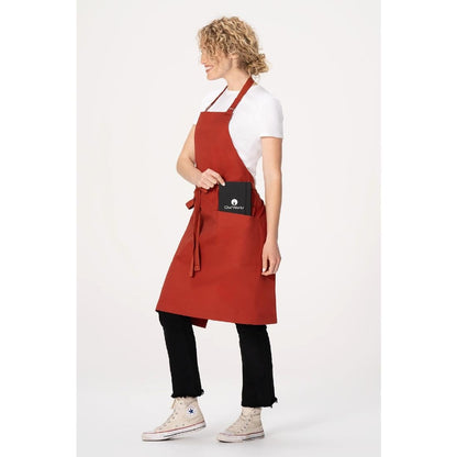 Chef Works Lockharte Bib Apron Rust • PAS-JC488