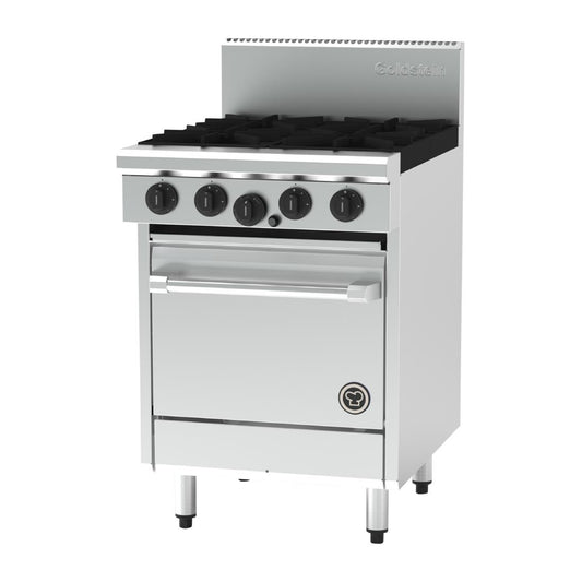 Goldstein 4 Burner Oven Range with Fan Forced Oven LPG • PAS-JD512-P