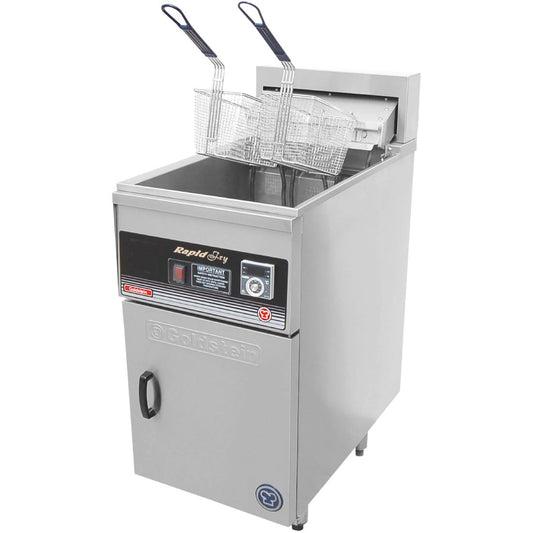Goldstein Electric 2 Basket Single V Pan Fryer 32Ltr LPG • PAS-JD524-P