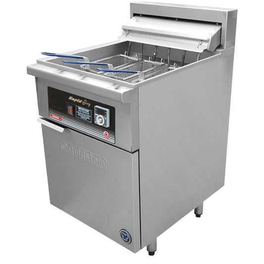 Goldstein Electric 3 Basket Single V Pan Fryer 45Ltr Natural Gas • PAS-JD525-N