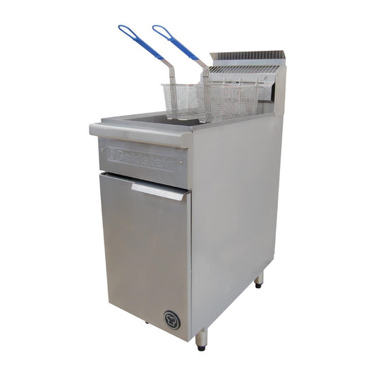 Goldstein Gas 2 Basket Single V Pan Fryer 20Ltr LPG • PAS-JD526-P