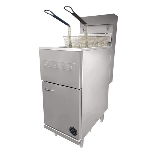Goldstein Gas 2 Basket Tube Fryer Single Pan 18Ltr • PAS-P_JD527