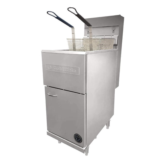 Goldstein Gas 2 Basket Tube Fryer Single Pan 18Ltr LPG • PAS-JD527-P