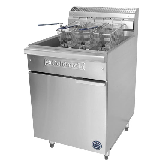 Goldstein Gas 3 Basket Single V Pan Fryer • PAS-P_JD529-N
