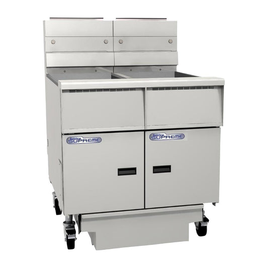 Pitco High Energy 4 Basket Solstice Supreme Fryer w/Filter Drawer • PAS-P_HU535