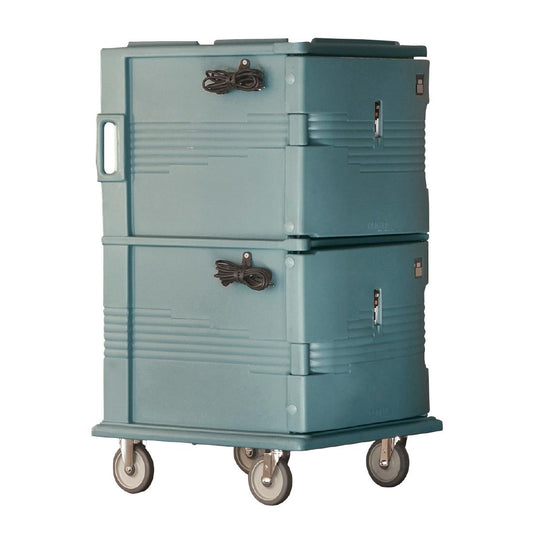 Cambro Ultra Heated Camcart 220V - Slate Blue • PAS-JD588