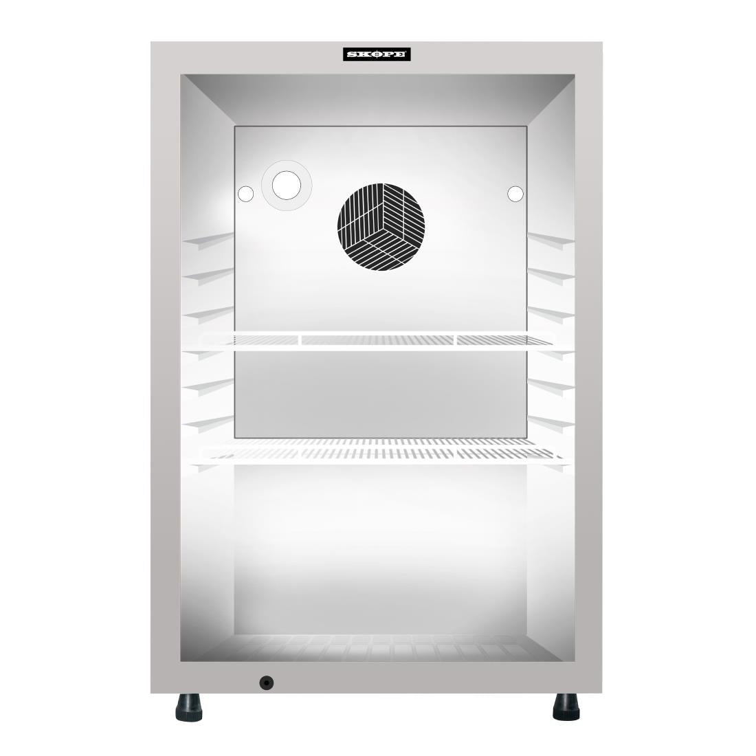 SKOPE Ascend HB85 1 Glass Door Compact Display Fridge 82Ltr • PAS-JD676