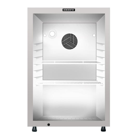 SKOPE Ascend HB85 1 Glass Door Compact Display Fridge 82Ltr • PAS-JD676