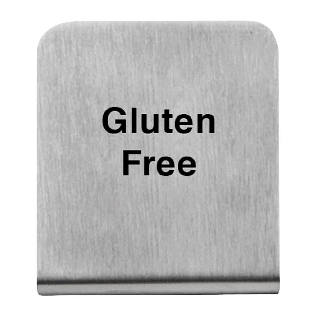 Trenton Gluten Free Buffet Sign Stainless Steel • PAS-JD692
