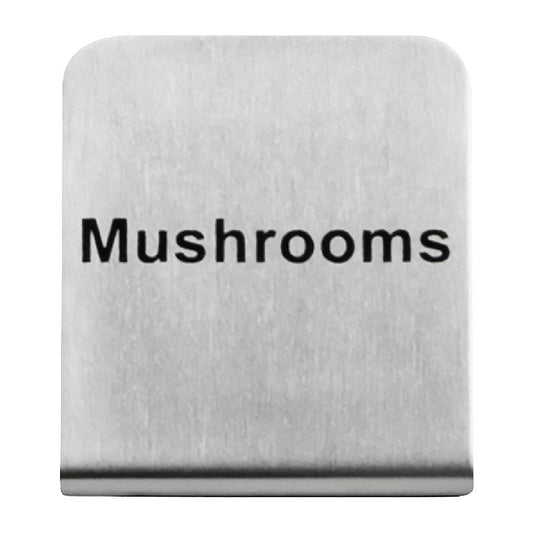 Trenton Vegetarian Buffet Sign Stainless Steel • PAS-JD694