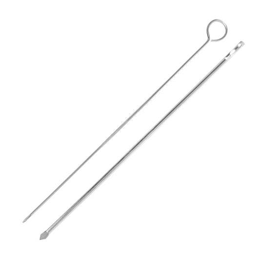 Trenton Flat Skewers - Stainless Steel - 200mm (12 Pack) (Stainless Steel | 200mm | Pack of 12) • PAS-JD700