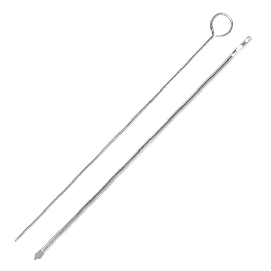 Trenton Flat Skewers - Stainless Steel - 250mm (12 Pack) (Stainless Steel | 250mm | Pack of 12) • PAS-JD701