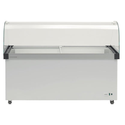 Liebherr EFI4853 Gelato Freezer with Glass Canopy and 12x5Ltr Gelato Tubs • PAS-JD726