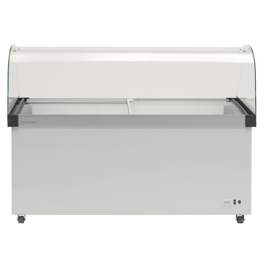 Liebherr Gelato Freezer EFI4853 with Glass Canopy - 12x5Ltr Gelato Tubs • PAS-JD726