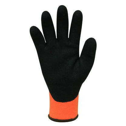Bastion Modina Cut 3 Acrylic Thermal Gloves - Orange - Size 9 - Pair • PAS-JD727-L