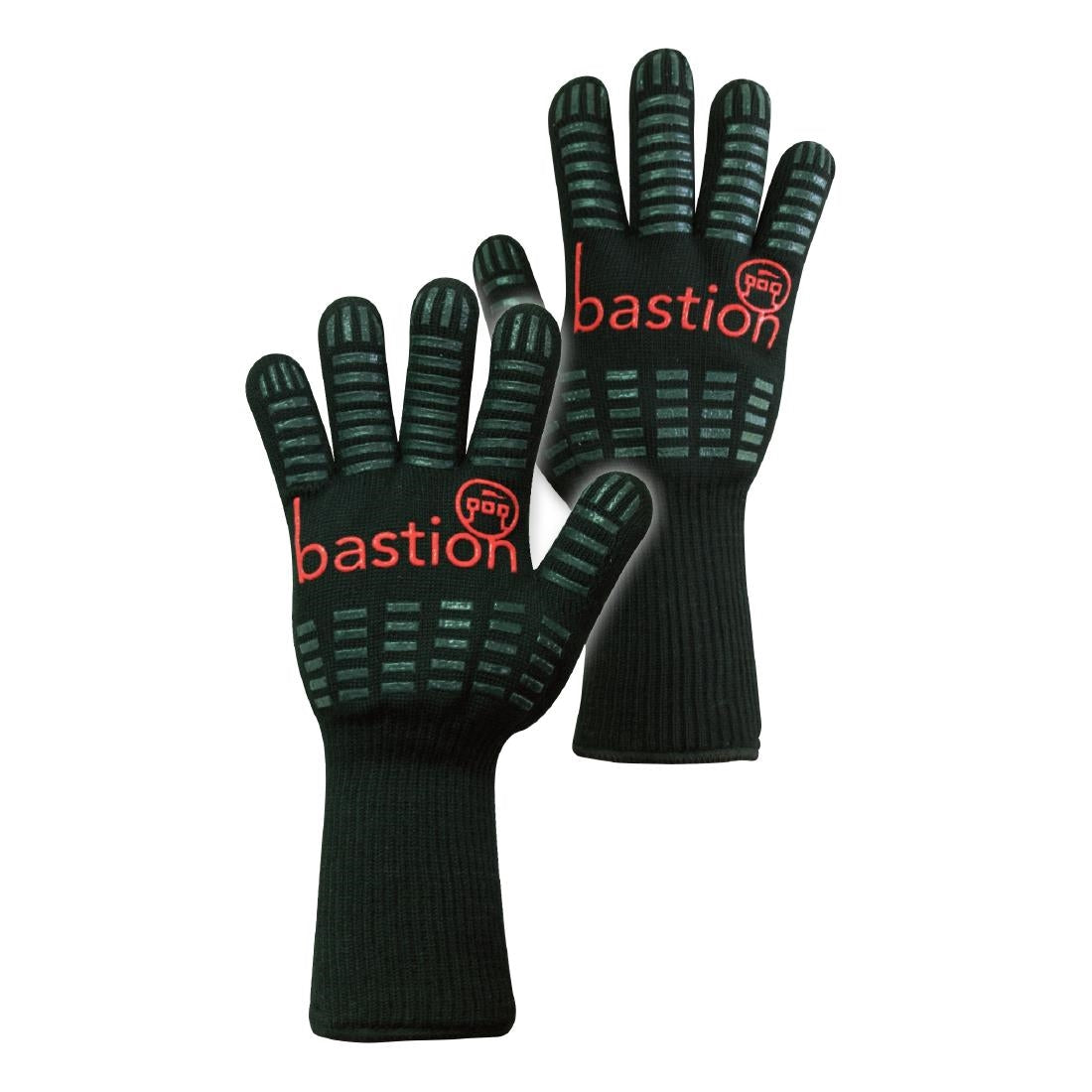 Bastion Zamora Heat Resistant Nomex Gloves Silicone Grip - One Size - Pair • PAS-JD730