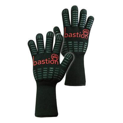 Bastion Zamora Heat Resistant Nomex Gloves Silicone Grip - One Size - Pair • PAS-JD730