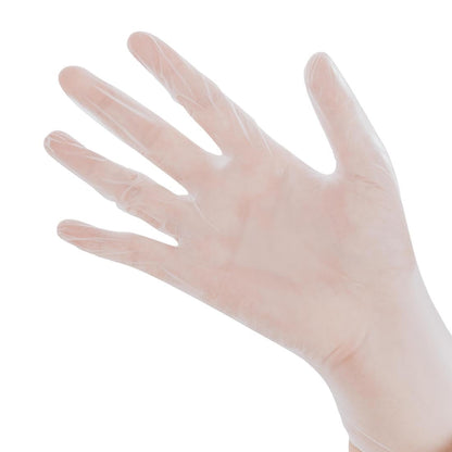 Bastion Progenics Vinyl Powder Free Gloves Clear Large (200 Pack) (Size: Large | Clear | Pack 200) • PAS-JD731-L
