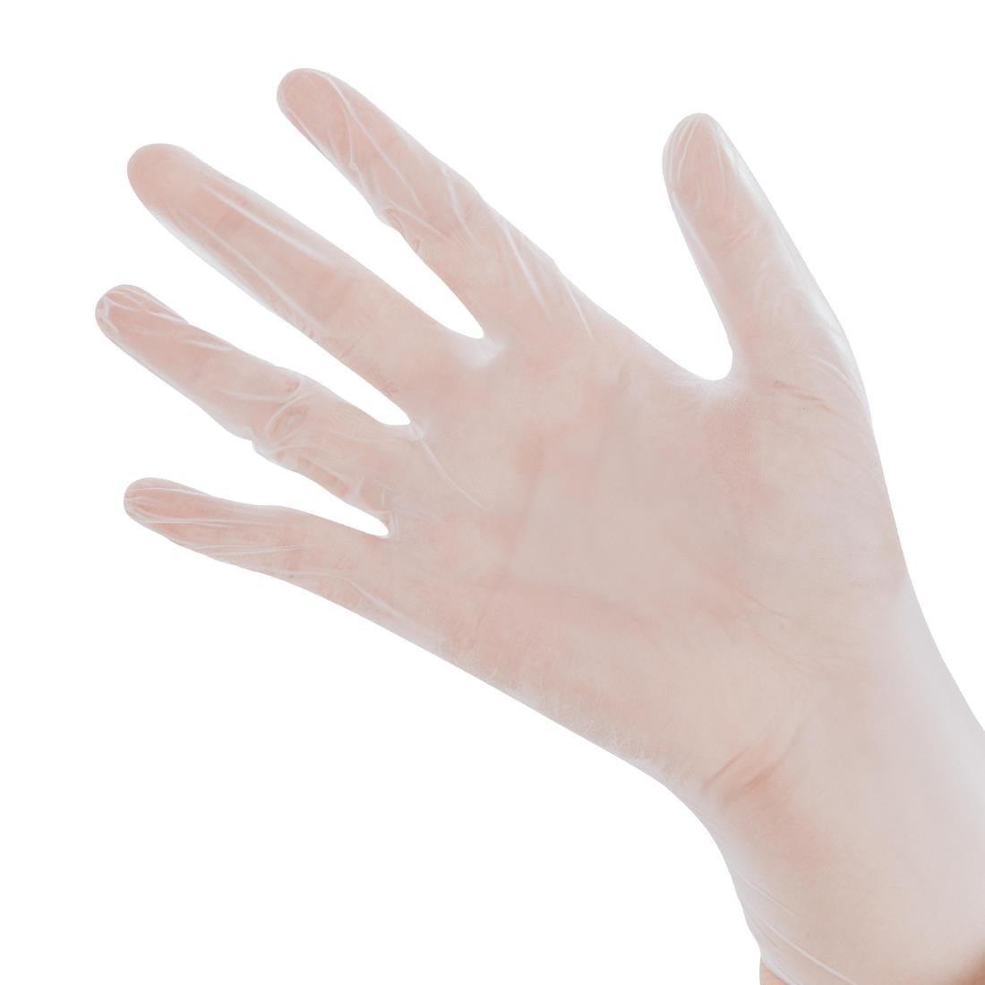 Bastion Progenics Vinyl Powder Free Gloves Clear Medium (200 Pack) (Size: Medium | Clear | Pack 200) • PAS-JD731-M