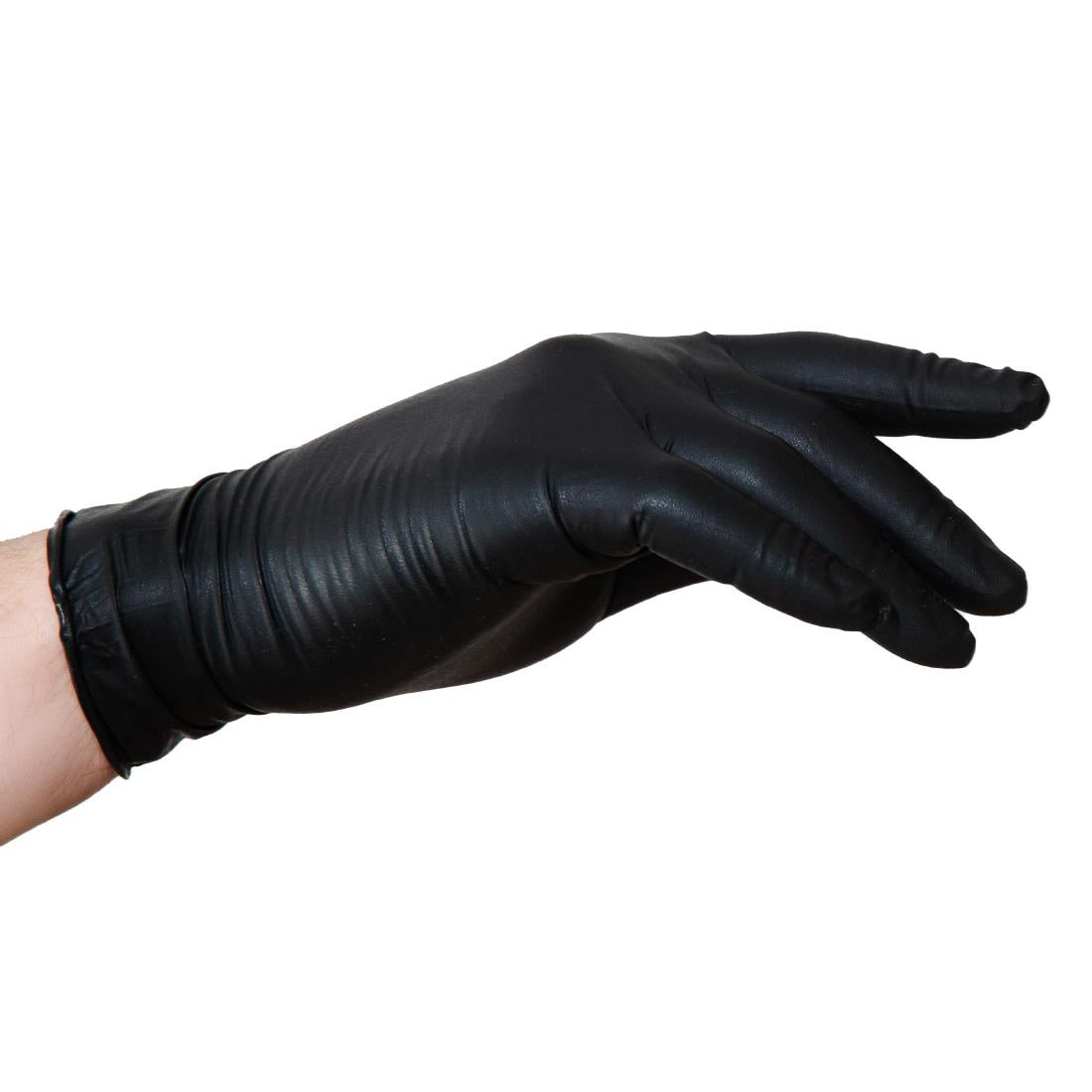 Bastion Progenics Nitrile Ultra Soft Powder Free Gloves Black L (Pack 250) • PAS-JD734-L