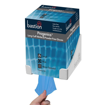 Bastion Progenics - Nitrile Long Cuff Powder Free - Blue - Pack 100 • PAS-P_JD735