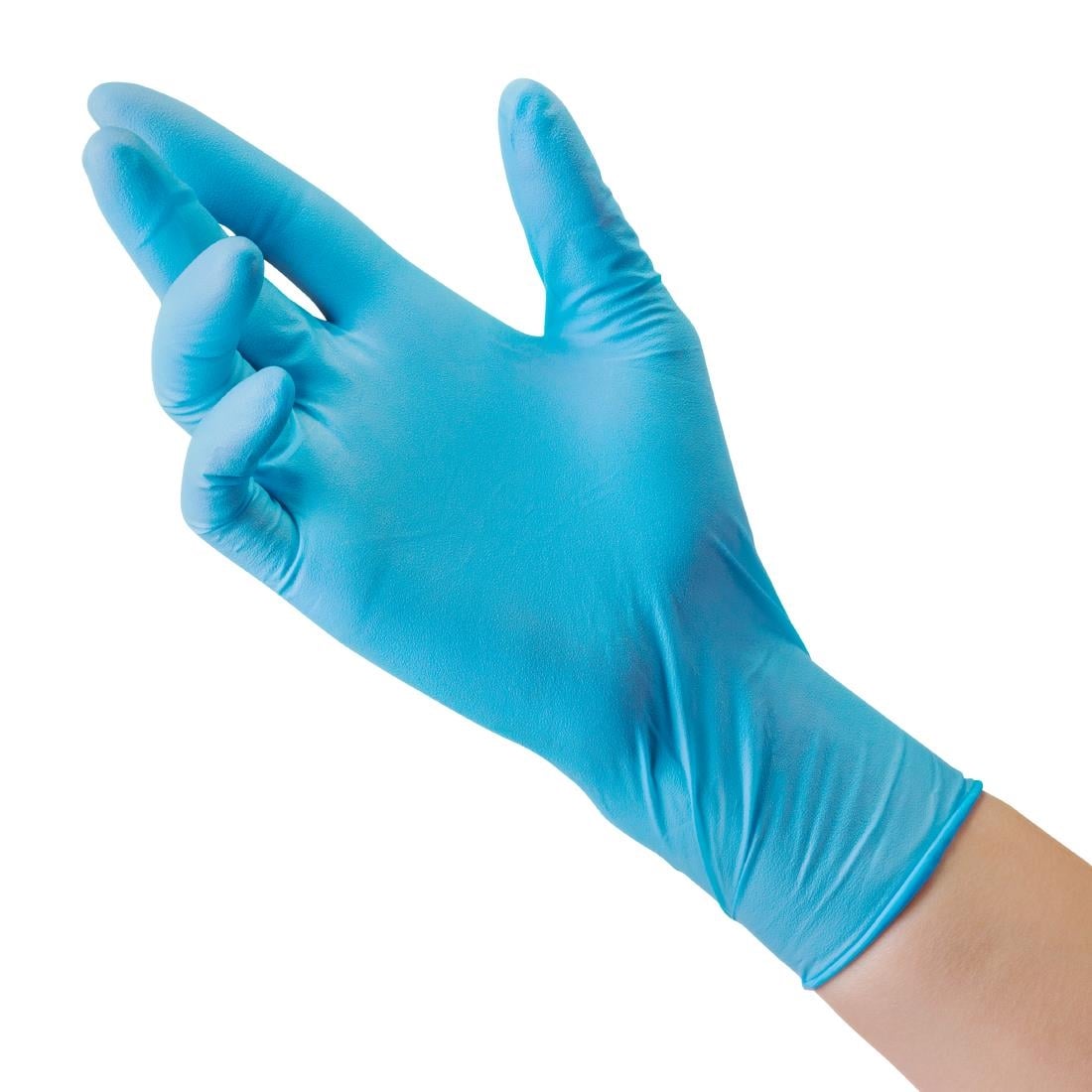 Bastion Progenics - Nitrile Long Cuff Powder Free - Blue - L - Pack 100 (Size: Large | Blue | Pack 100) • PAS-JD735-L
