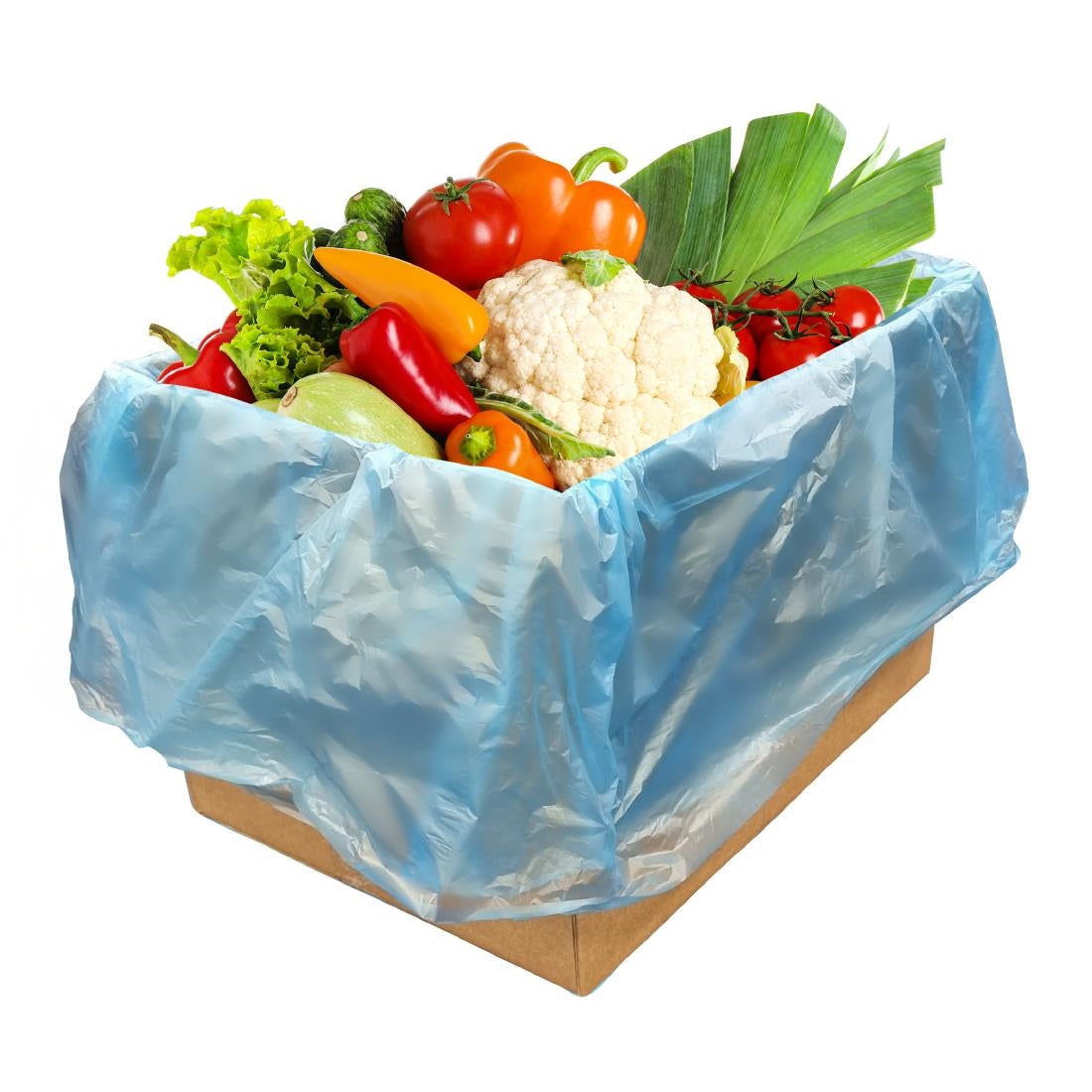Bastion HDPE Carton Liner Blue 640x640x390mm (100 Pack) (HDPE | 640 x 640 x 390mm | Pack 100 | Blue) • PAS-JD738