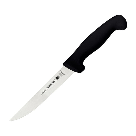 Tramontina Professional Master Black Boning Knife Straight 150mm • PAS-JD828
