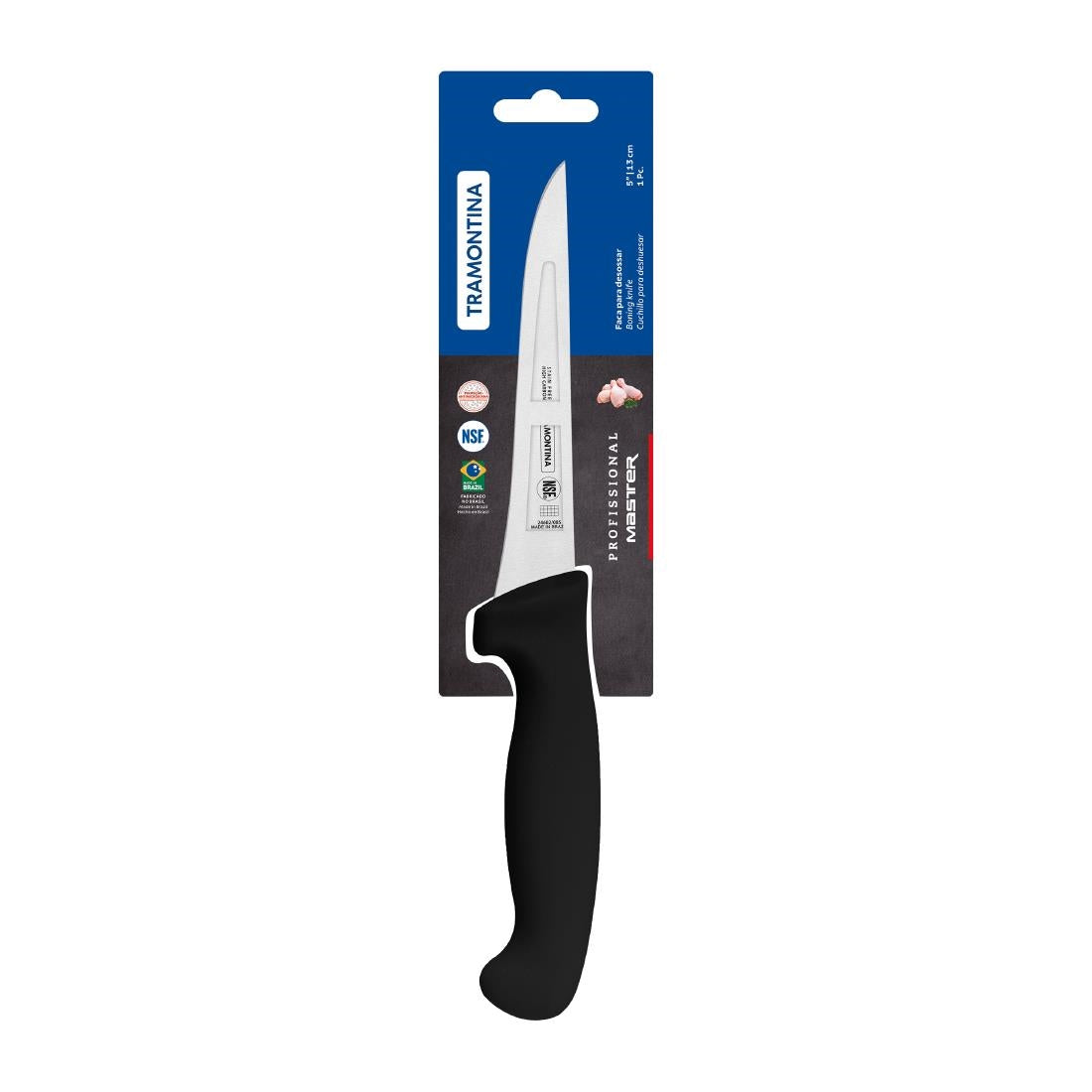 Tramontina Professional Master Black Boning Knife Thin 130mm • PAS-JD829